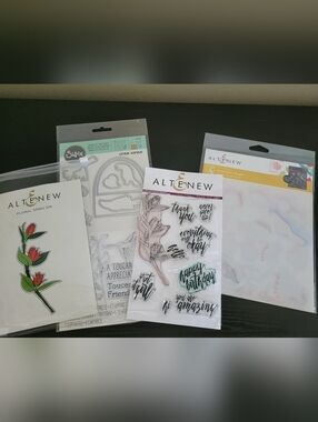 Altenew & Sizzix Tropical Stamps & Dies Bundle